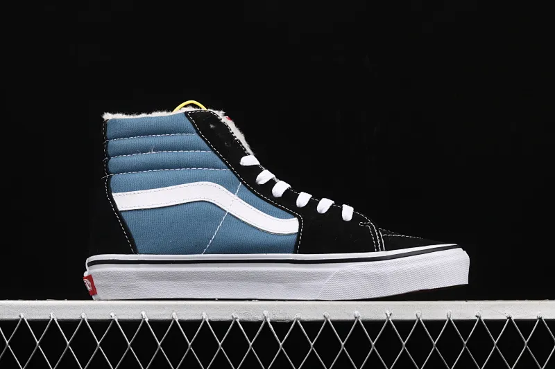 All categories Vans Vans series Vans Hi Vans high-top plus velvet Vans SK8-Hi classic series navy blue high-top casual sneakers VN000D5INVY